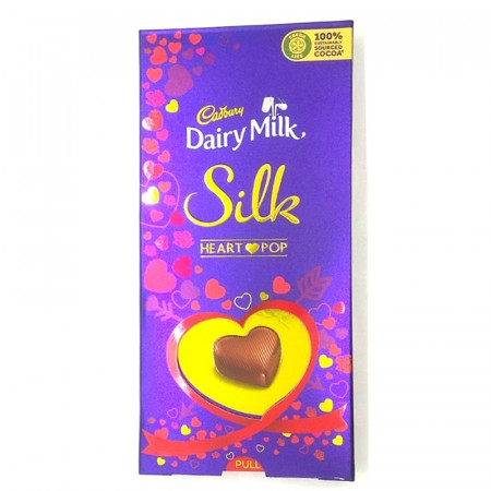CADBURY DAIRY MILK SILK HEART POP 250GM